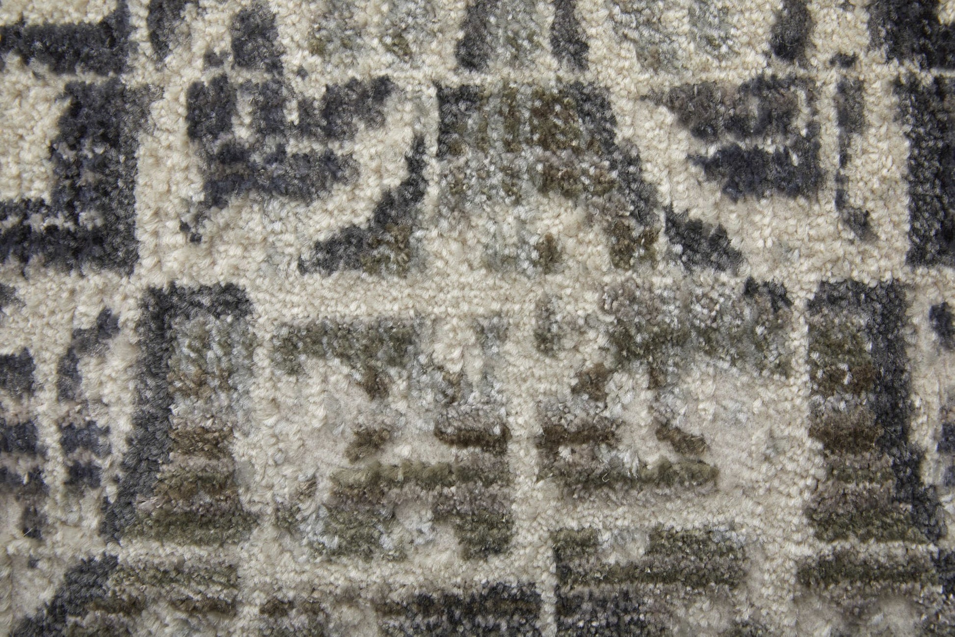 Feizy Kano 3874F Gray Ivory Transitional/Bohemian & Eclect Rug - Rugs - Feizy - Atlanta Designer Rugs