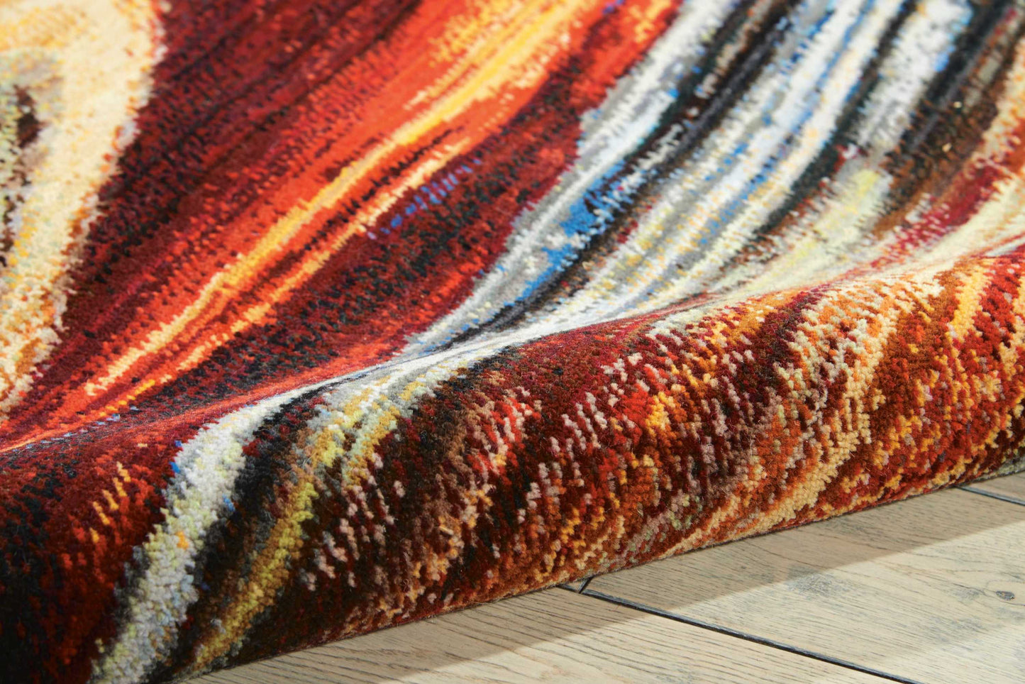 Nourison Home Chroma  Lava Flow  Contemporary