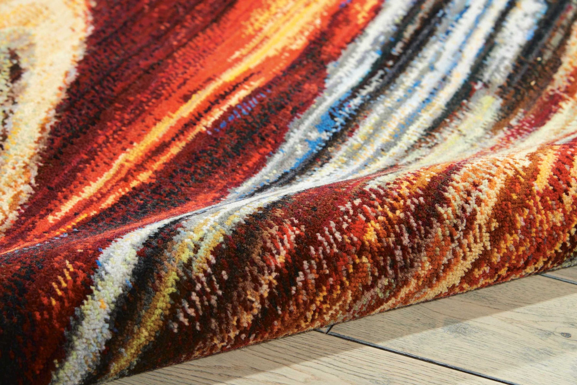 Nourison Home Chroma  Lava Flow  Contemporary