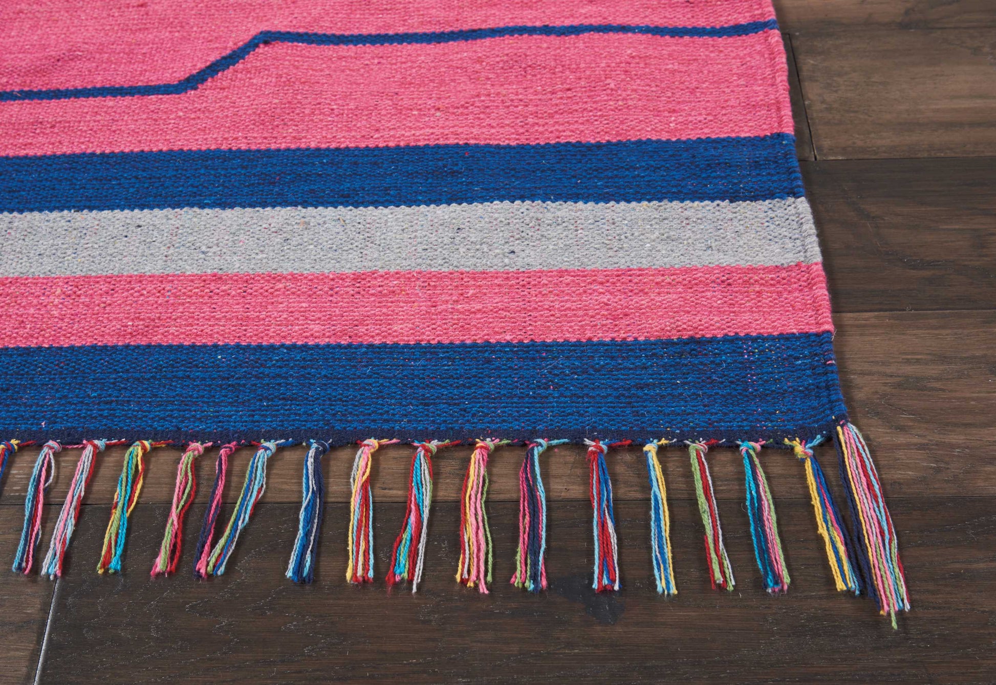 Nourison Home Baja  Pink Blue  Transitional