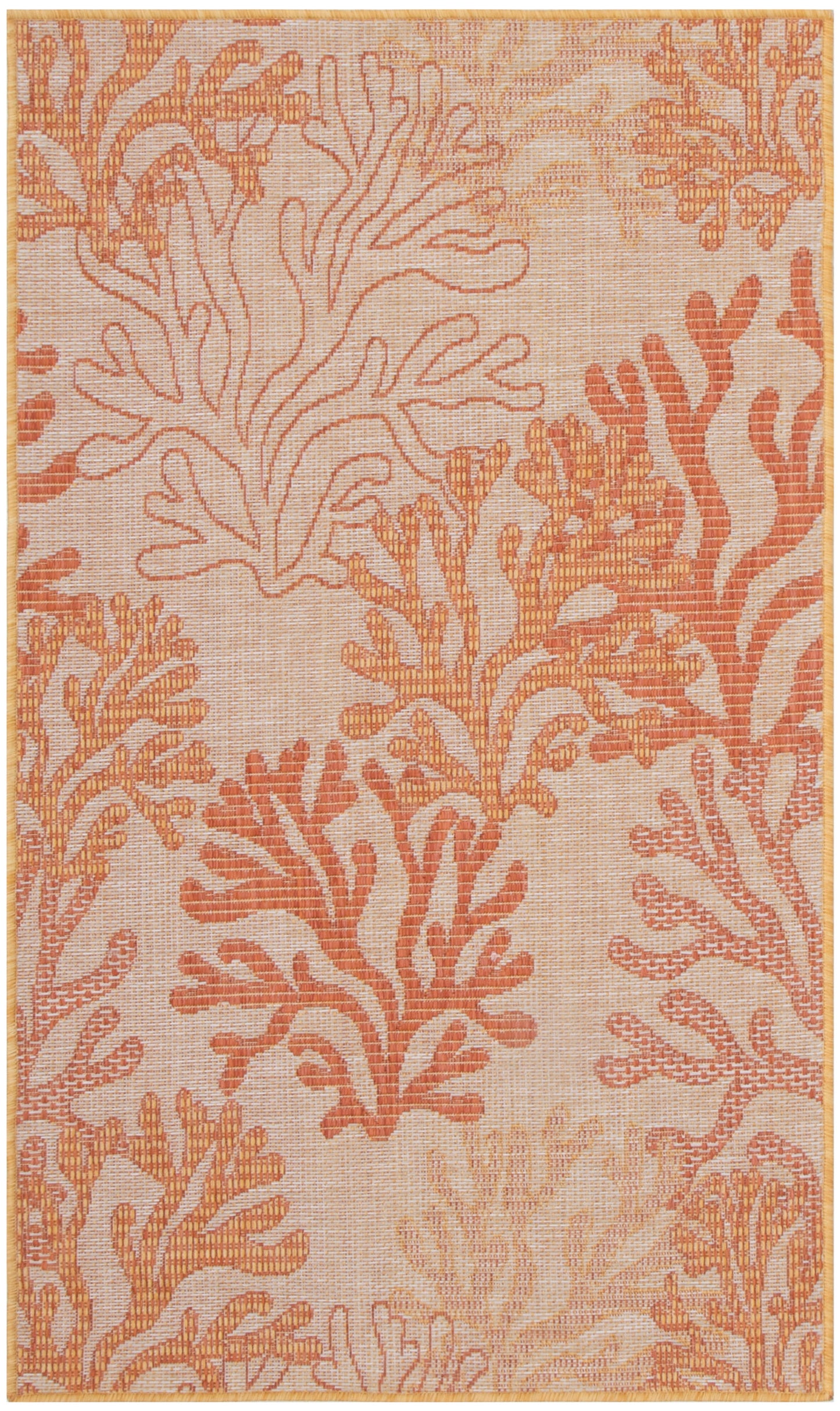Nourison Home Garden Oasis GOA05 Coral Contemporary Power-loomed Rug