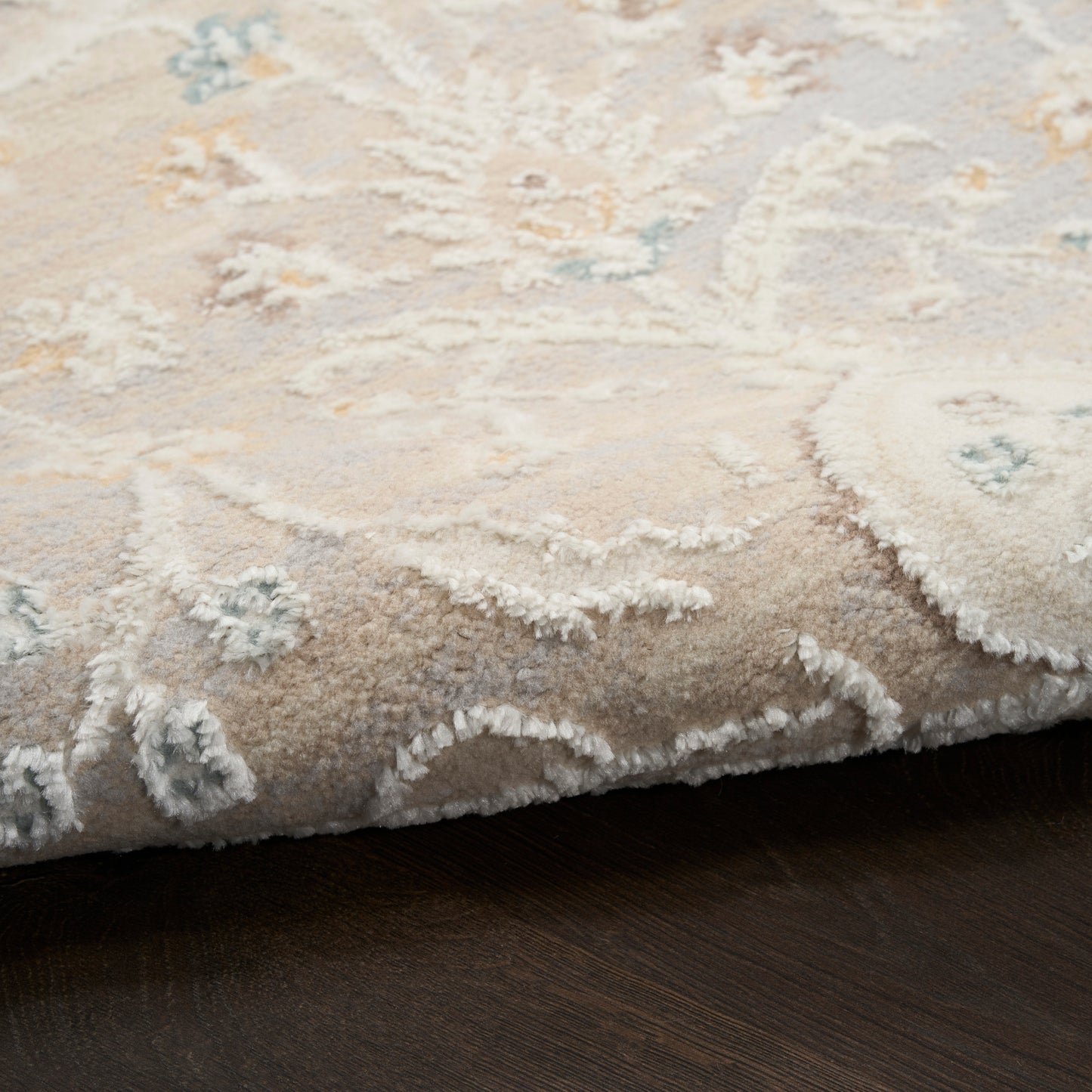 Nourison Home Isla  Light Grey  Traditional