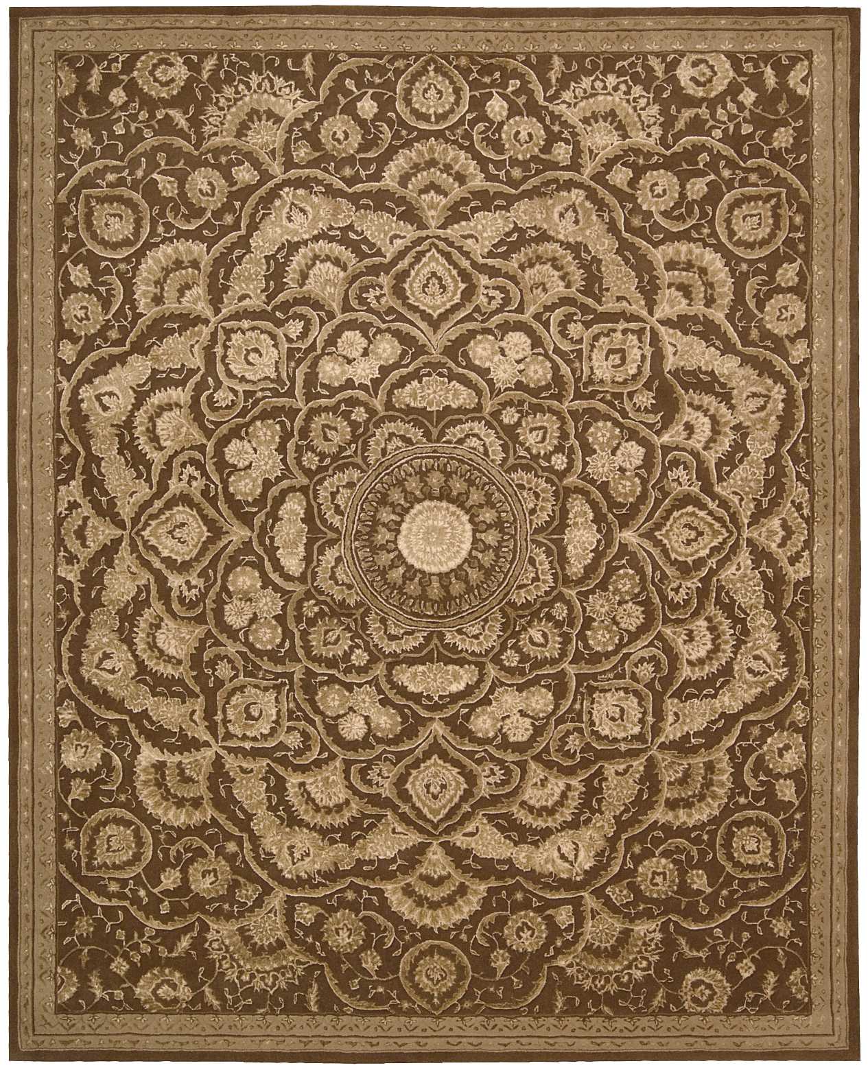 Nourison Home Regal REG02 Chocolate Traditional Tufted Rug