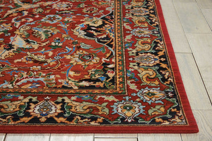 Nourison Home Timeless  Red  Traditional