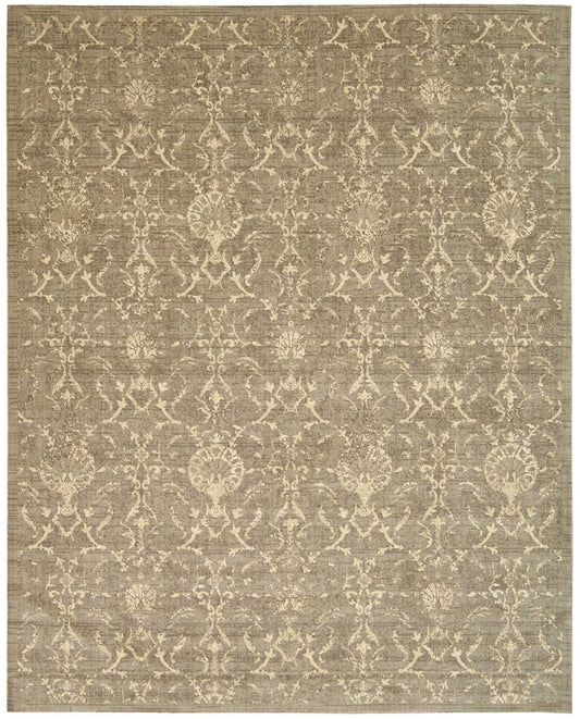Nourison Home Silk Elements  Moss  Traditional