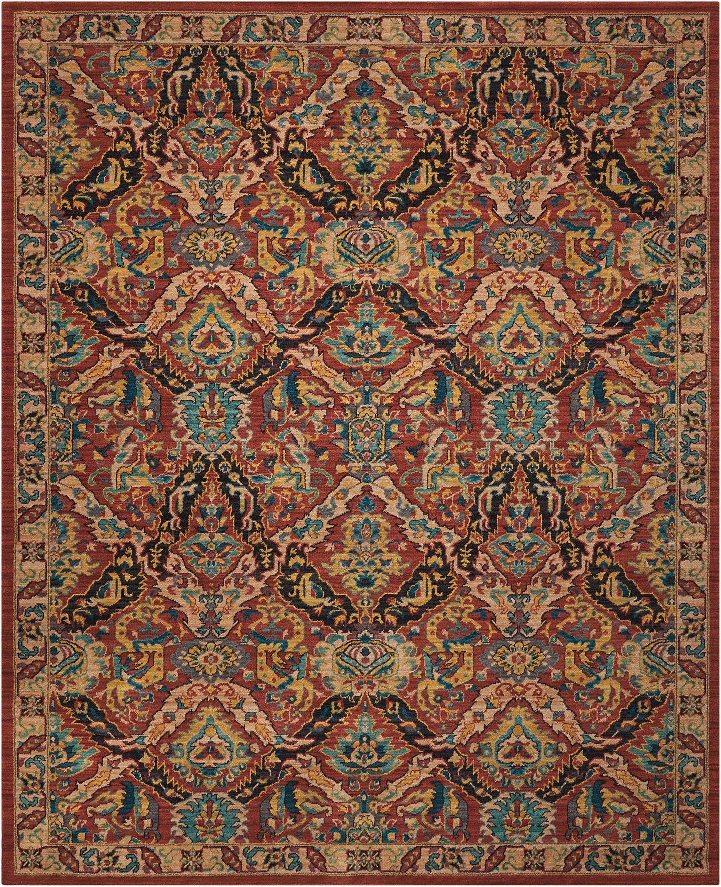 Nourison Home Nourison 2020 NR205 Terracotta Traditional Loomed Rug