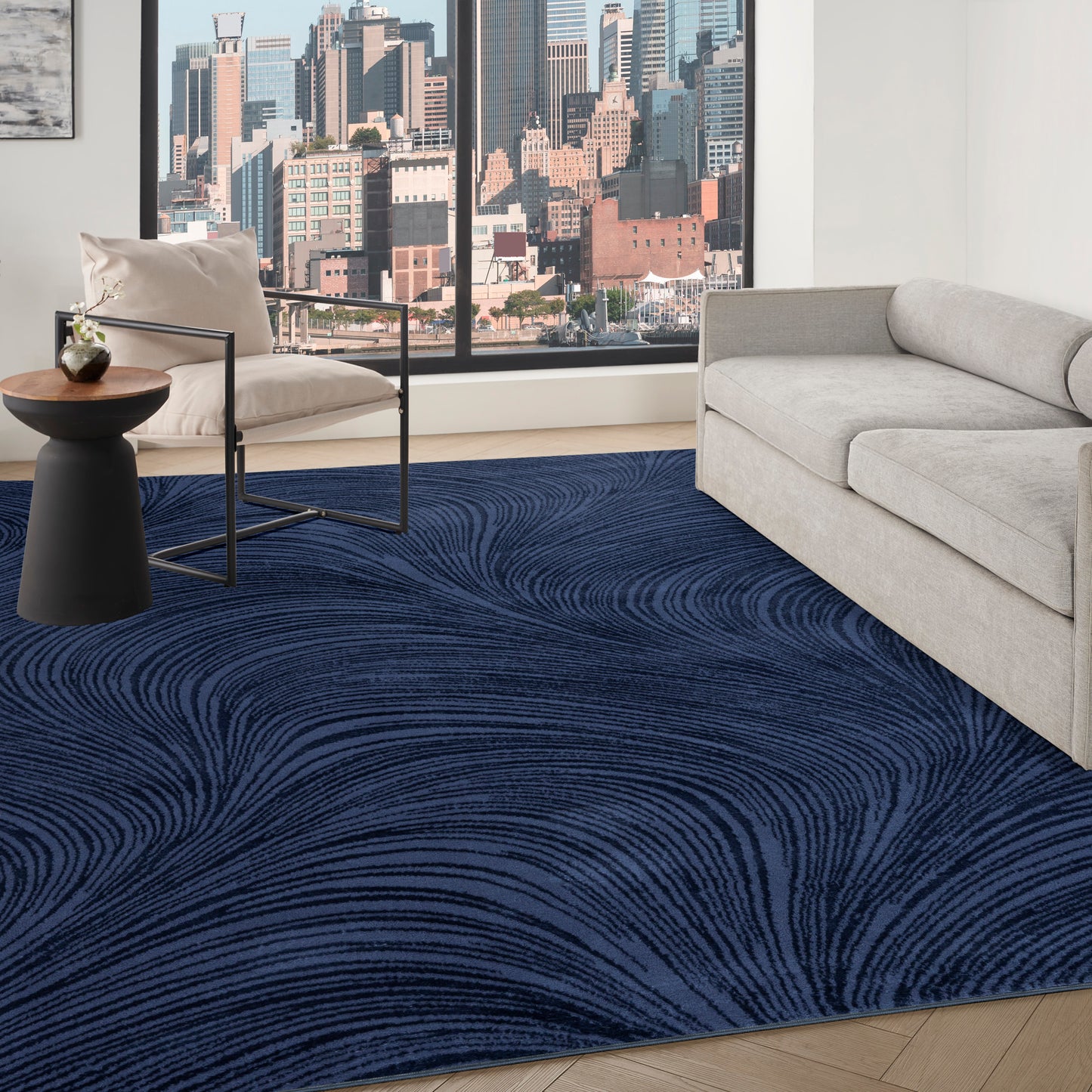 DKNY Central Park West  Navy  Contemporary