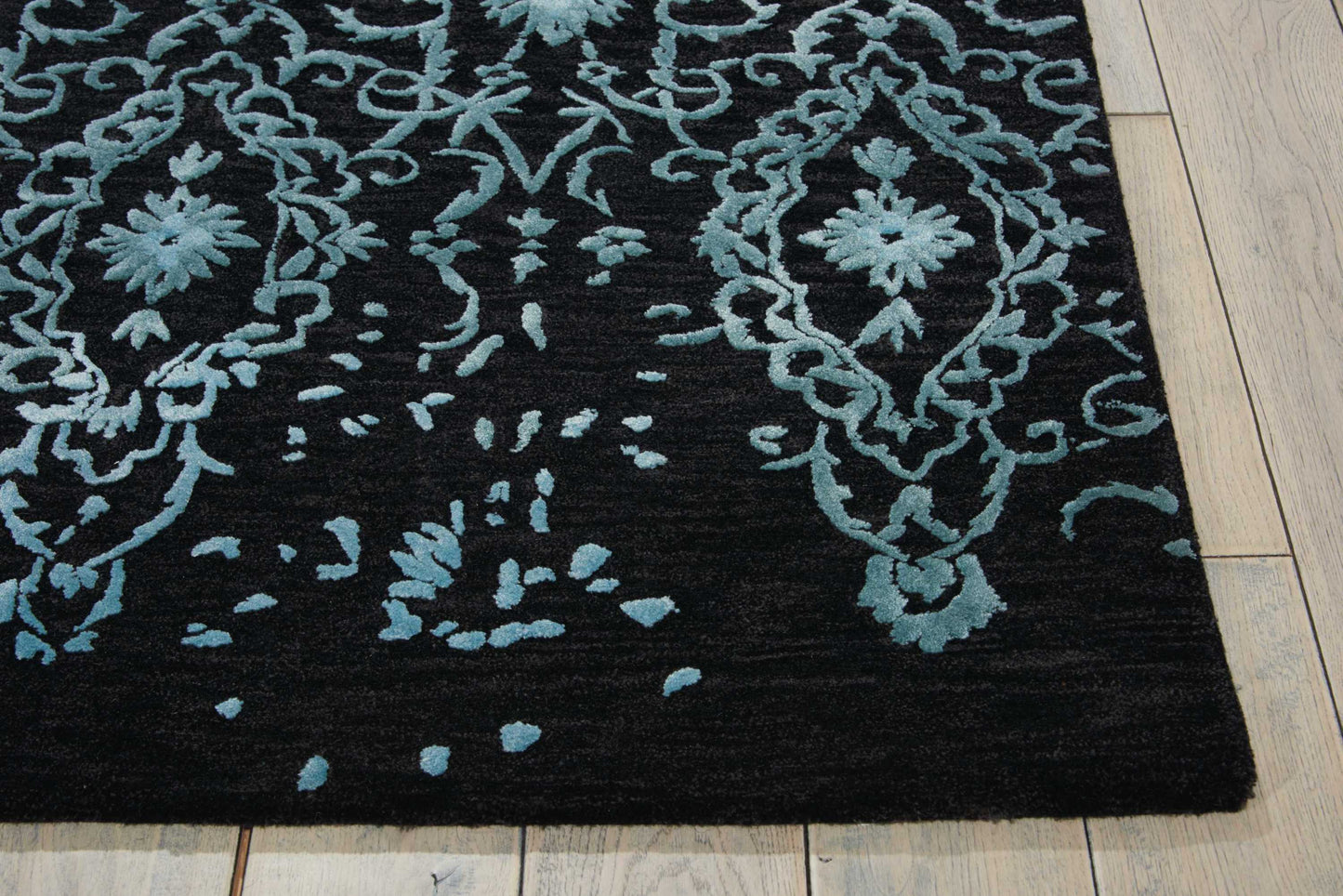 Nourison Home Opaline  Midnight Blue  Transitional