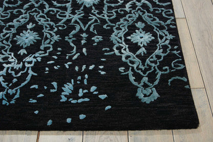 Nourison Home Opaline  Midnight Blue  Transitional