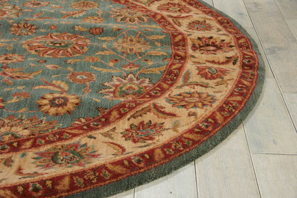 Nourison Home Living Treasures  Aqua  Traditional