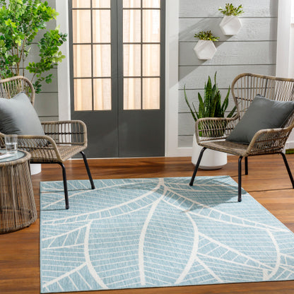 Surya Long Beach LBH-2303 Aqua Coastal  Rug