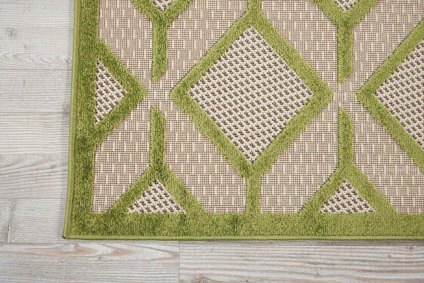 Nourison Home Aloha  Green  Contemporary