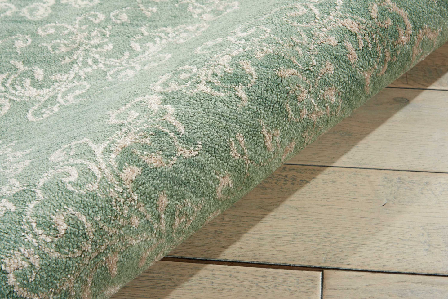 Nourison Home Tranquility  Light Green  Transitional