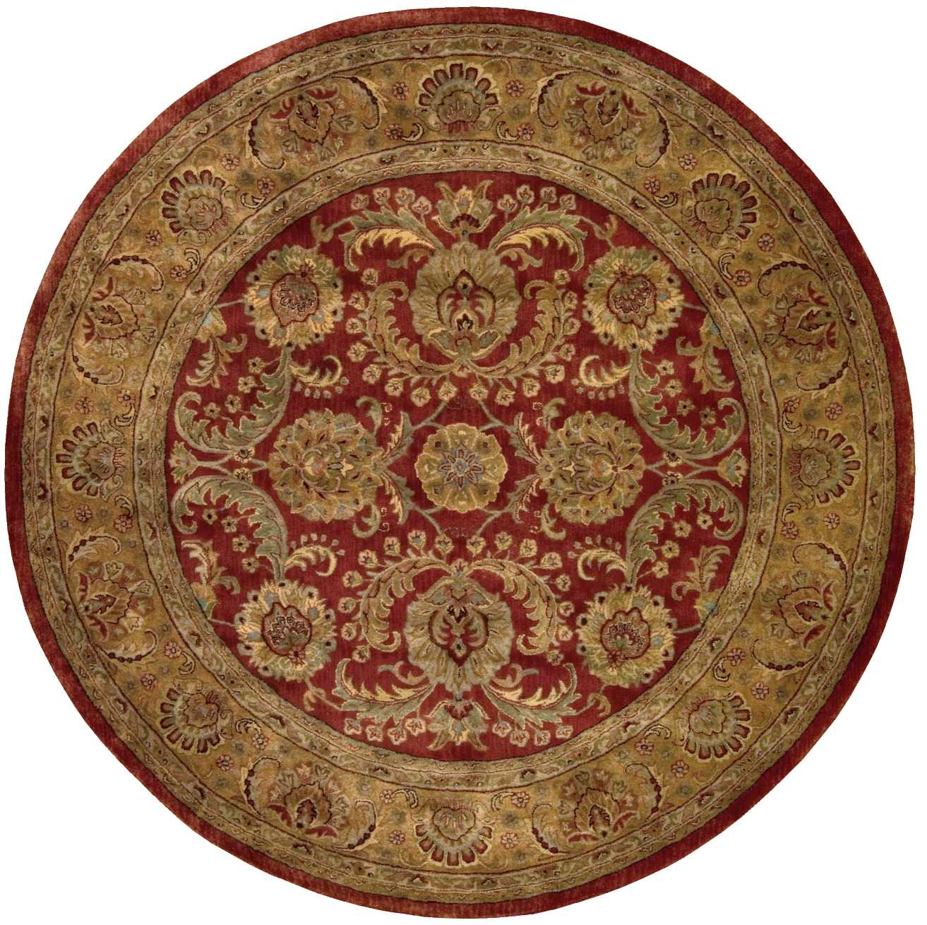 Nourison Home Jaipur  Burgundy  Traditional