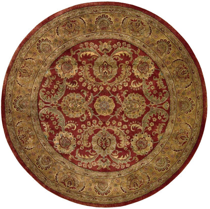 Nourison Home Jaipur  Burgundy  Traditional