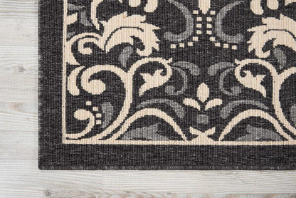 Nourison Home Caribbean  Charcoal  Transitional