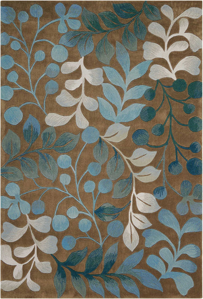 Nourison Home Contour CON02 Mocha Contemporary Tufted Rug
