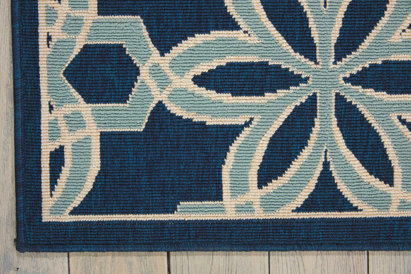 Nourison Home Caribbean  Navy  Transitional