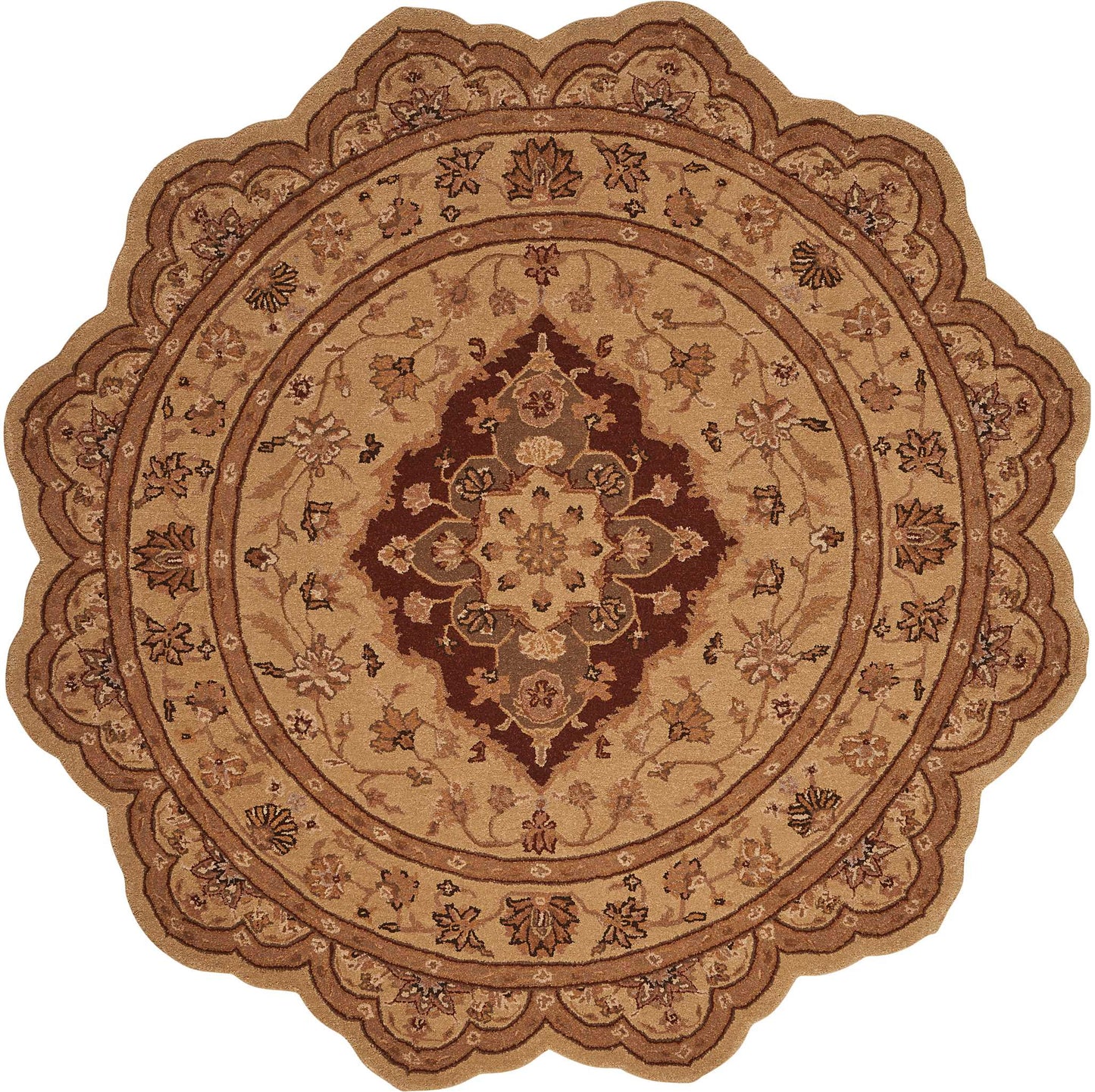 Nourison Home Heritage Hall  Lacquer  Traditional