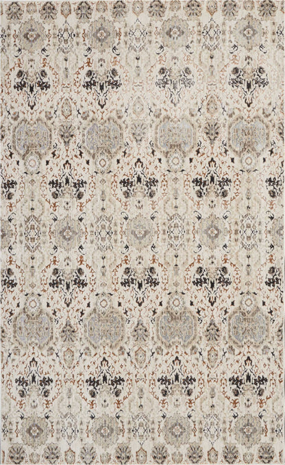 Nourison Home Silver Screen KI341 Grey Slate Transitional Loom-woven Rug