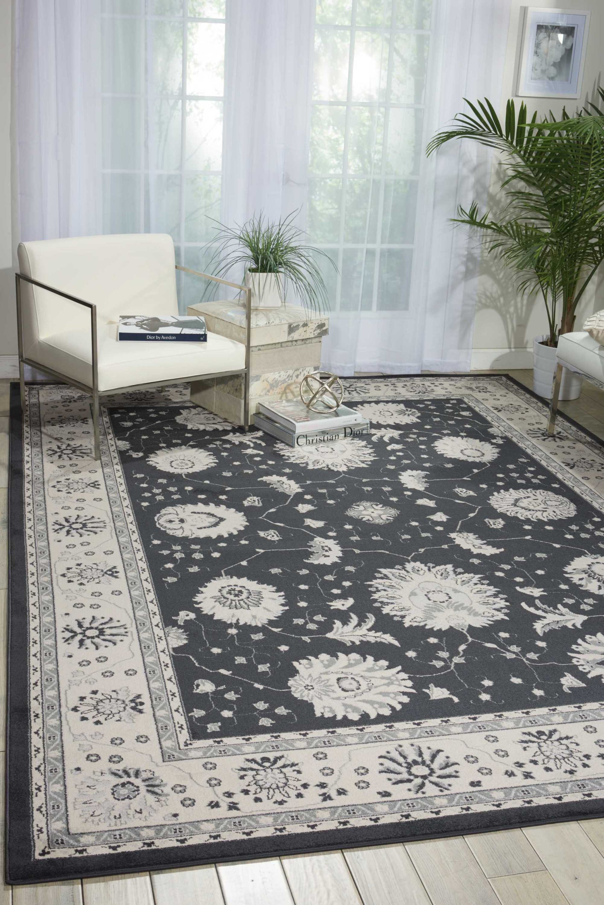 Nourison Home Maymana  Charcoal  Traditional