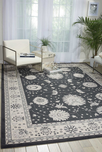 Nourison Home Maymana  Charcoal  Traditional