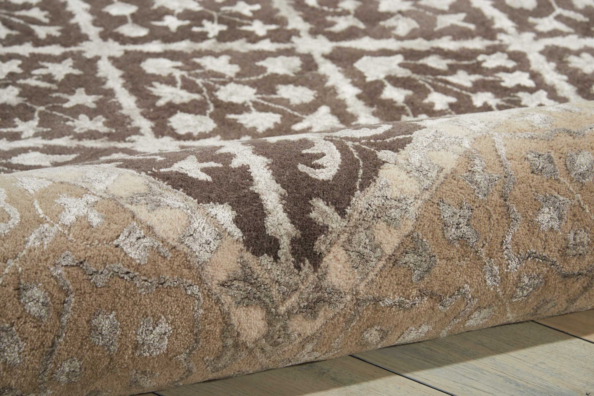 Nourison Home Symphony  Charcoal  Traditional