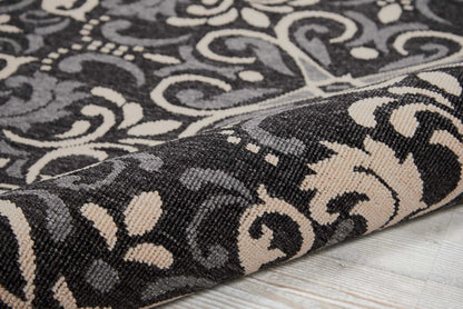 Nourison Home Caribbean  Charcoal  Transitional