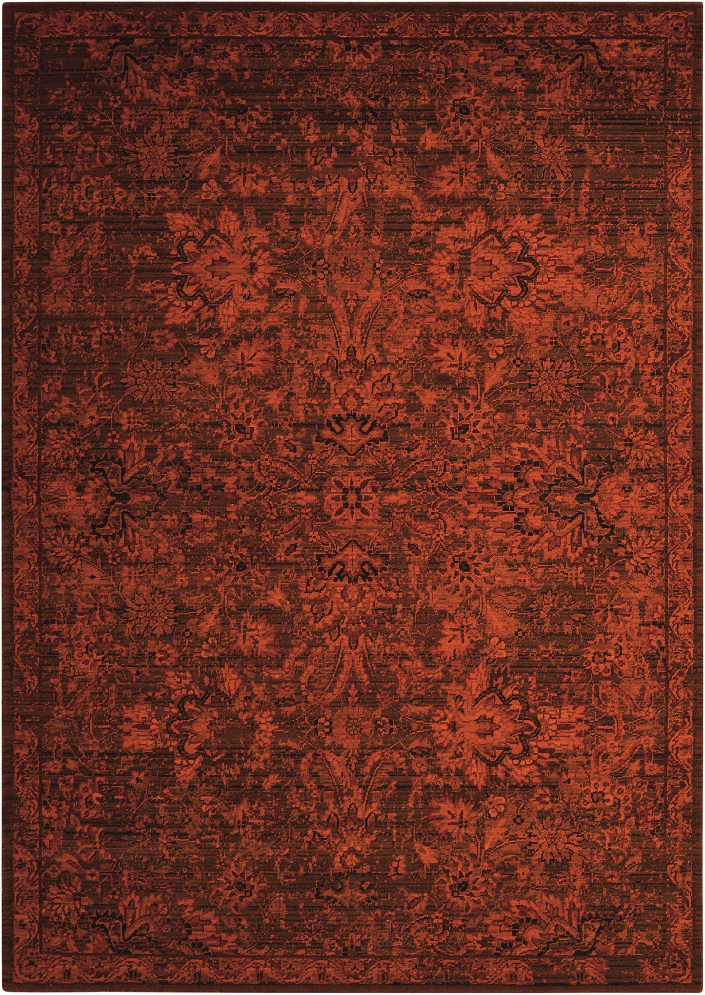 Nourison Home Timeless TML08 Teal Traditional Loomed Rug