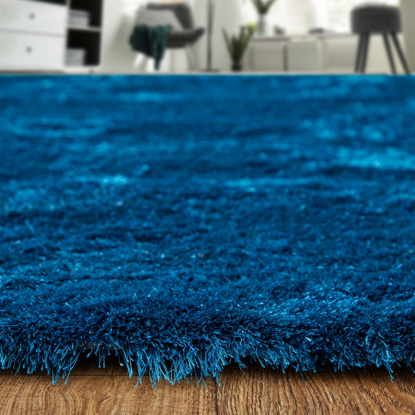 Feizy Indochine 4550F Teal Modern/Luxury & Glam/Casual Hand Tufted Rug