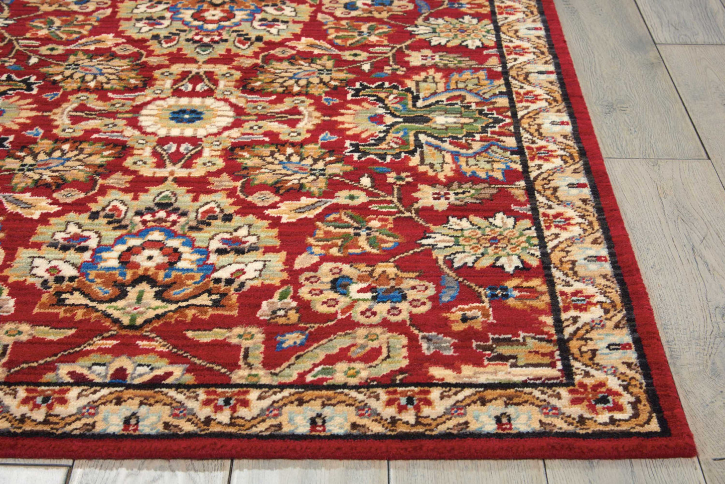 Nourison Home Timeless  Red  Traditional