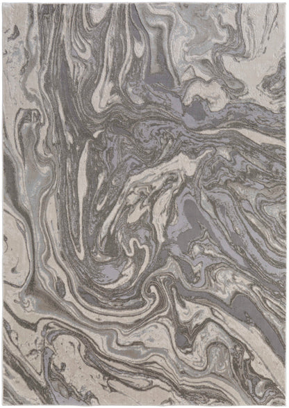 Feizy Prasad 3894F Light Gray Modern/Casual Rug - Rugs - Feizy - Atlanta Designer Rugs