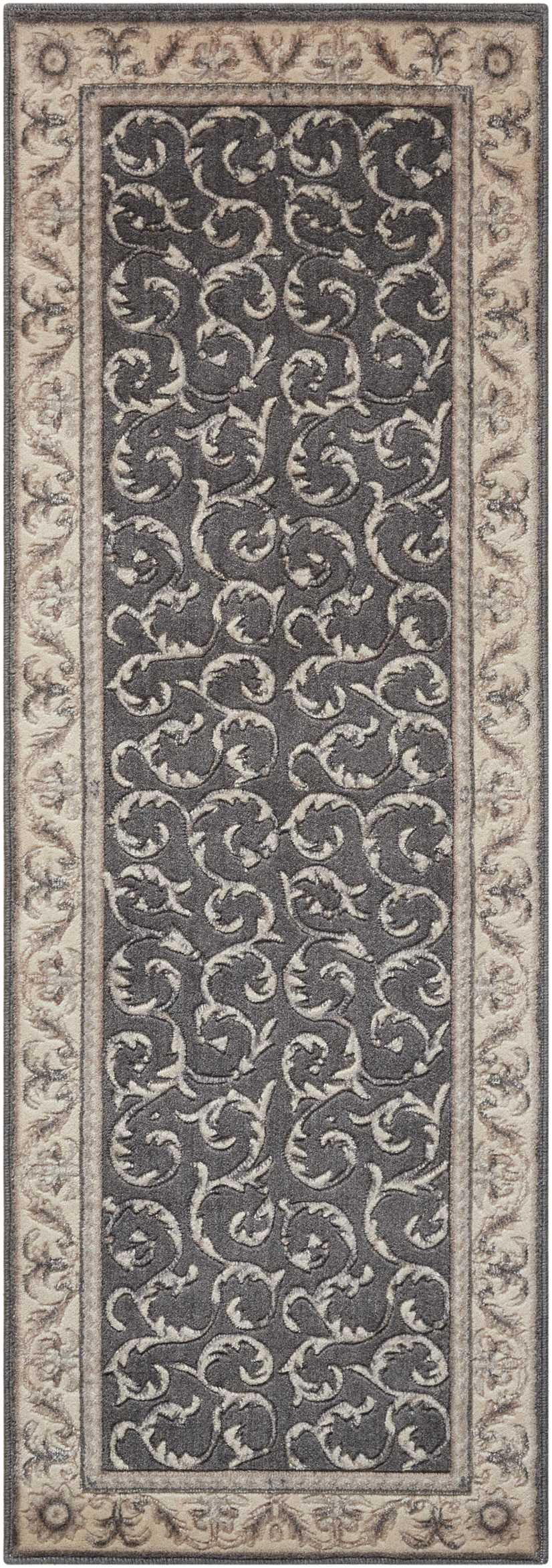 Nourison Home Somerset  Charcoal  Traditional