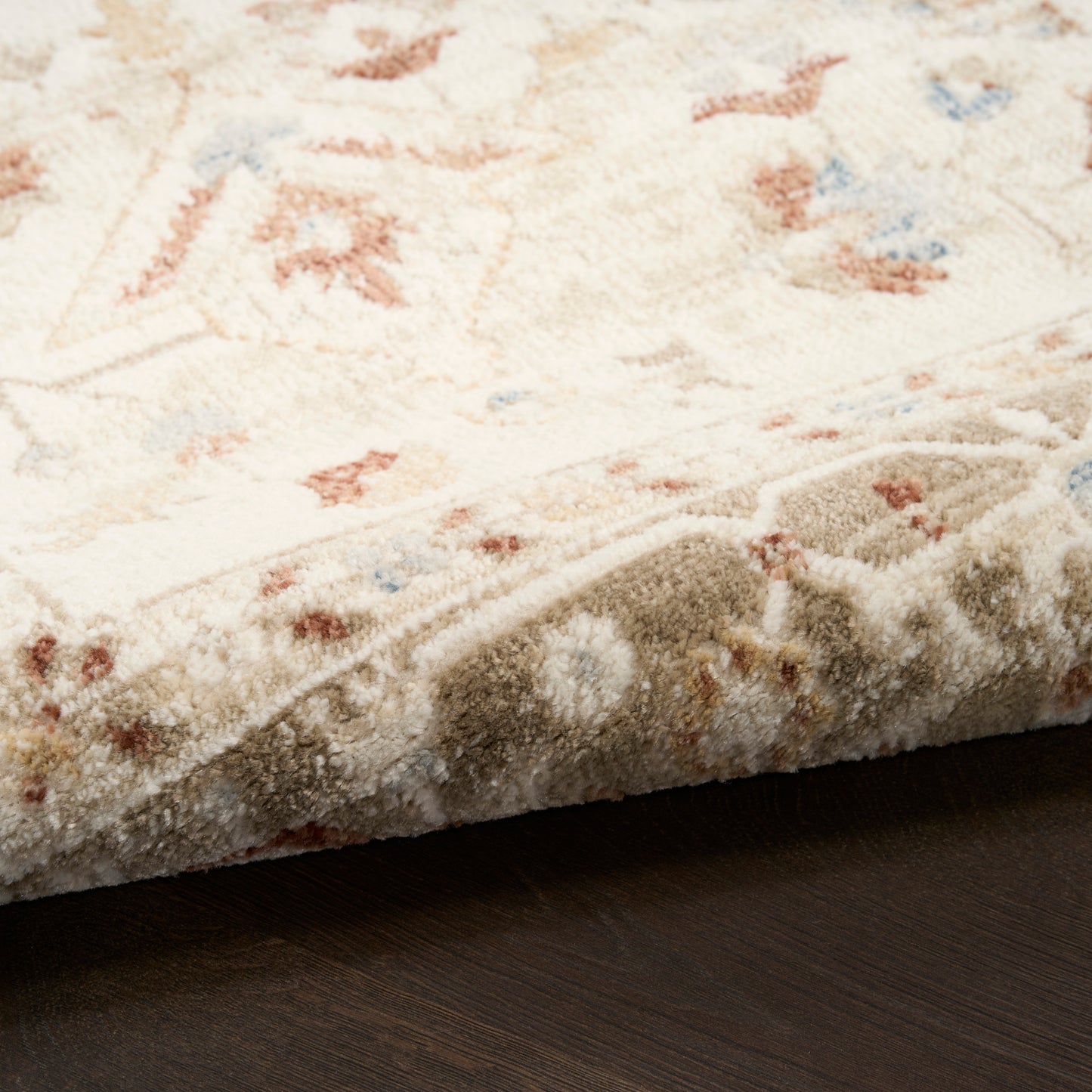 Nourison Home Pardis  Ivory Taupe  Traditional