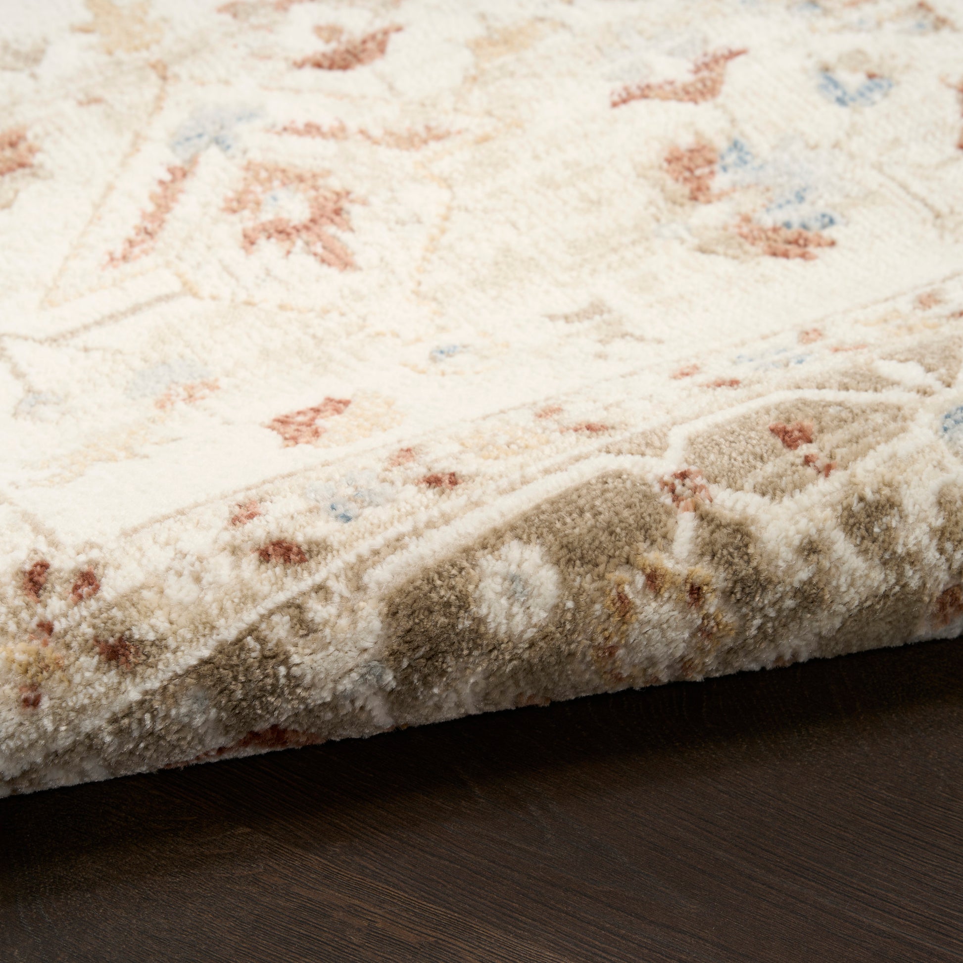 Nourison Home Pardis  Ivory Taupe  Traditional