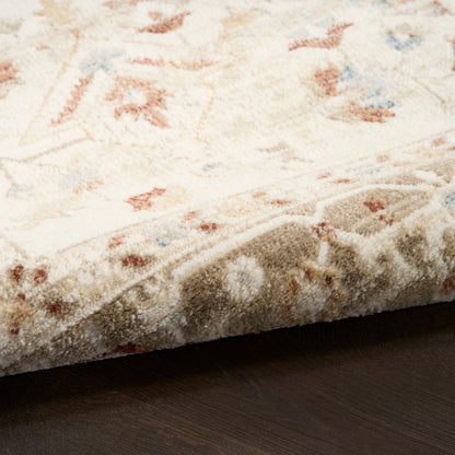 Nourison Home Pardis  Ivory Taupe  Traditional