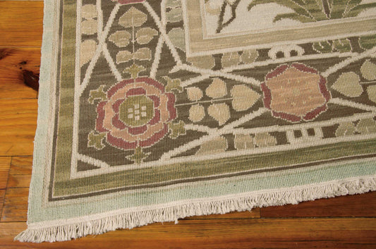 Nourison Home Nourmak  Light Green  Traditional