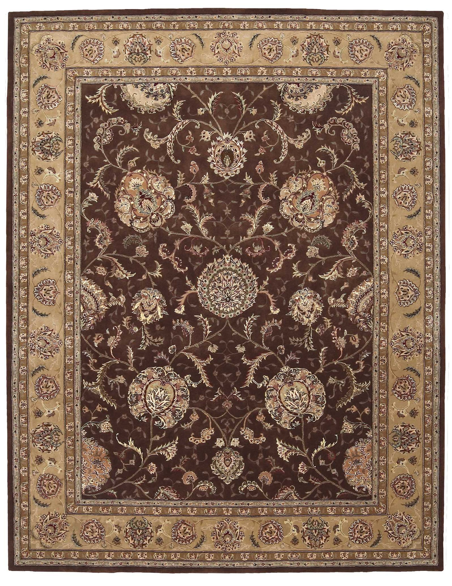 Nourison Home Nourison 2000 2206 Brown Traditional Tufted Rug