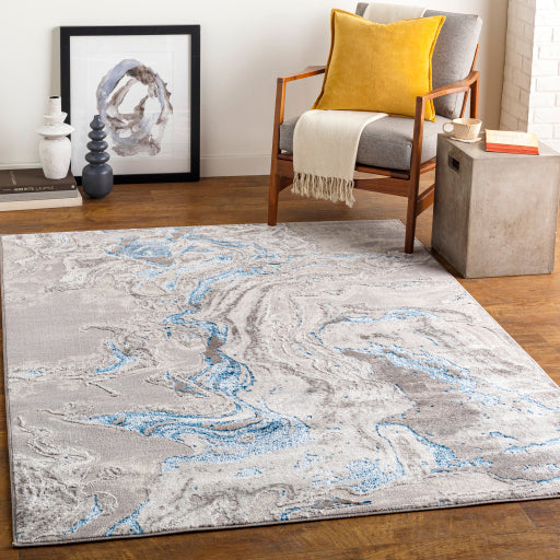 Surya Lustro LSR-2303 Medium Gray Modern  Rug