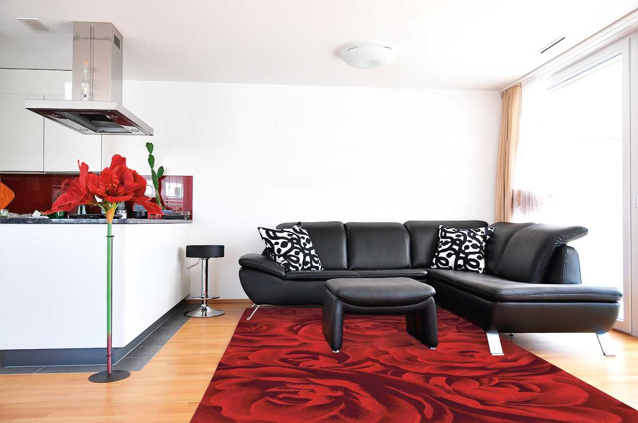 Nourison Home Moda  Crimson  Contemporary