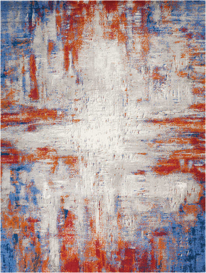 Nourison Home Twilight TWI26 Ivory Multicolor Contemporary Power-loomed Rug