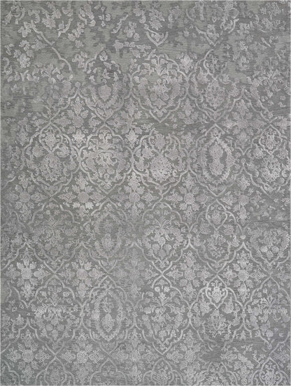 Nourison Home Opaline OPA14 Charcoal Silver Transitional Tufted Rug