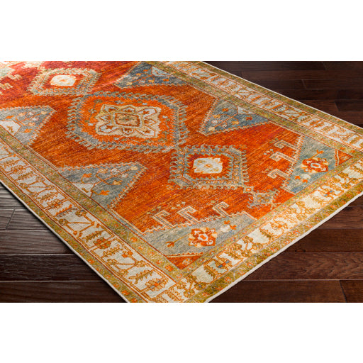 Surya Lavable LVB-2301 Burnt Orange Global  Rug