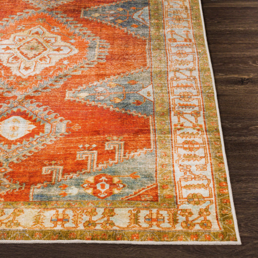 Surya Lavable LVB-2301 Burnt Orange Global  Rug
