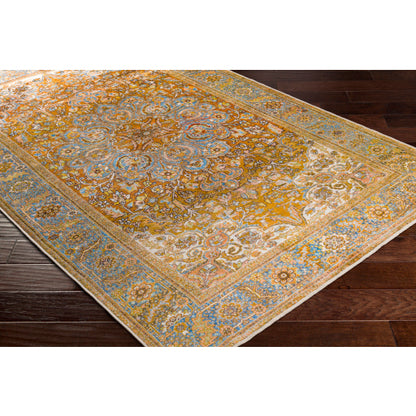 Surya Lavable LVB-2302 Mustard Traditional  Rug