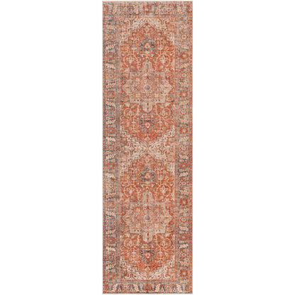 Surya Lavable LVB-2303 Rust Traditional  Rug