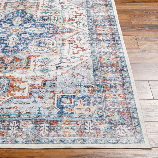 Surya Lavable LVB-2305 Ice Blue Traditional  Rug