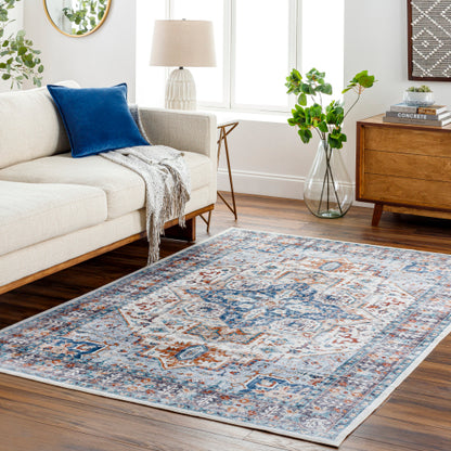 Surya Lavable LVB-2305 Ice Blue Traditional  Rug