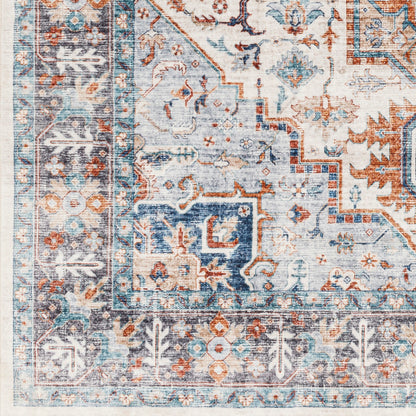 Surya Lavable LVB-2305 Ice Blue Traditional  Rug