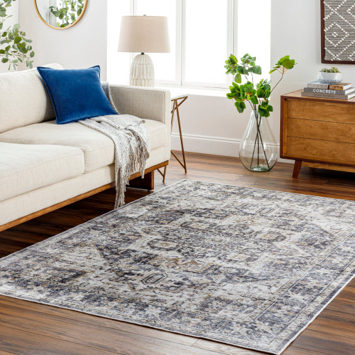 Surya Lavable LVB-2308 Gray Traditional  Rug